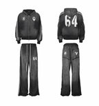 LOSECONTROLEDGE Hoodie&Pants Set Up