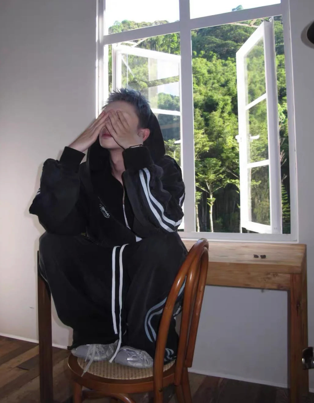 LOSECONTROLEDGE Hoodie&Pants Set Up