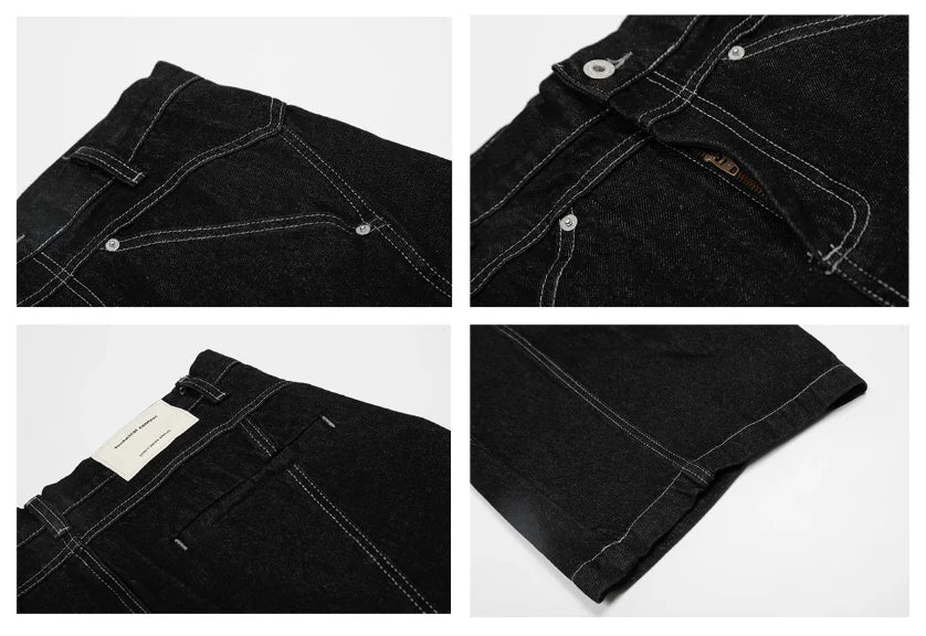 Wide design denim