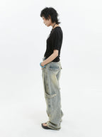 Niche Design Old Wash Straight Denim
