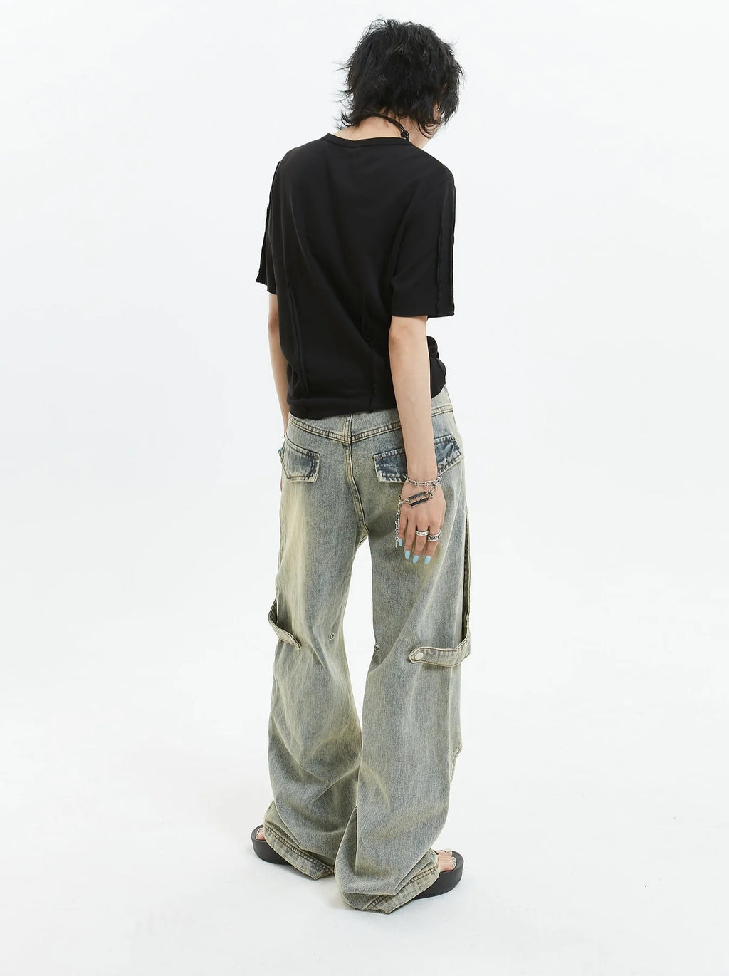 Niche Design Old Wash Straight Denim