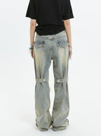 Niche Design Old Wash Straight Denim