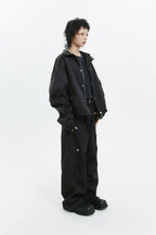 Retro Street Style Stand Collar Jacket