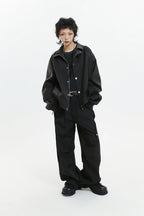 Retro Street Style Stand Collar Jacket