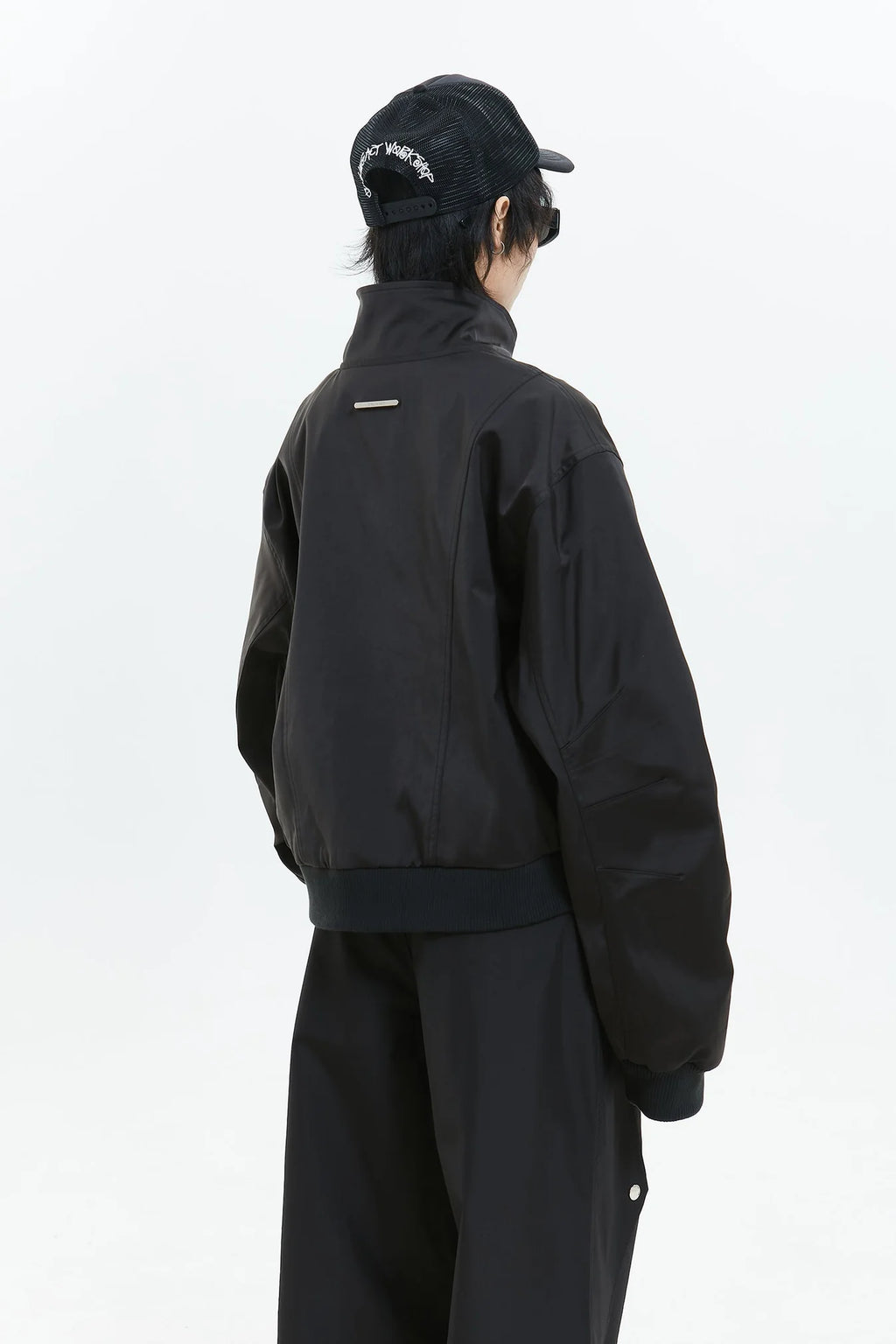 Retro Street Style Stand Collar Jacket