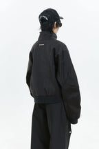 Retro Street Style Stand Collar Jacket