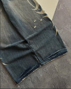 Jaded London Tribal Side-Print Wide-Leg Jeans｜ジェイデッドロンドン トライバル サイドプリント ワイドデニム