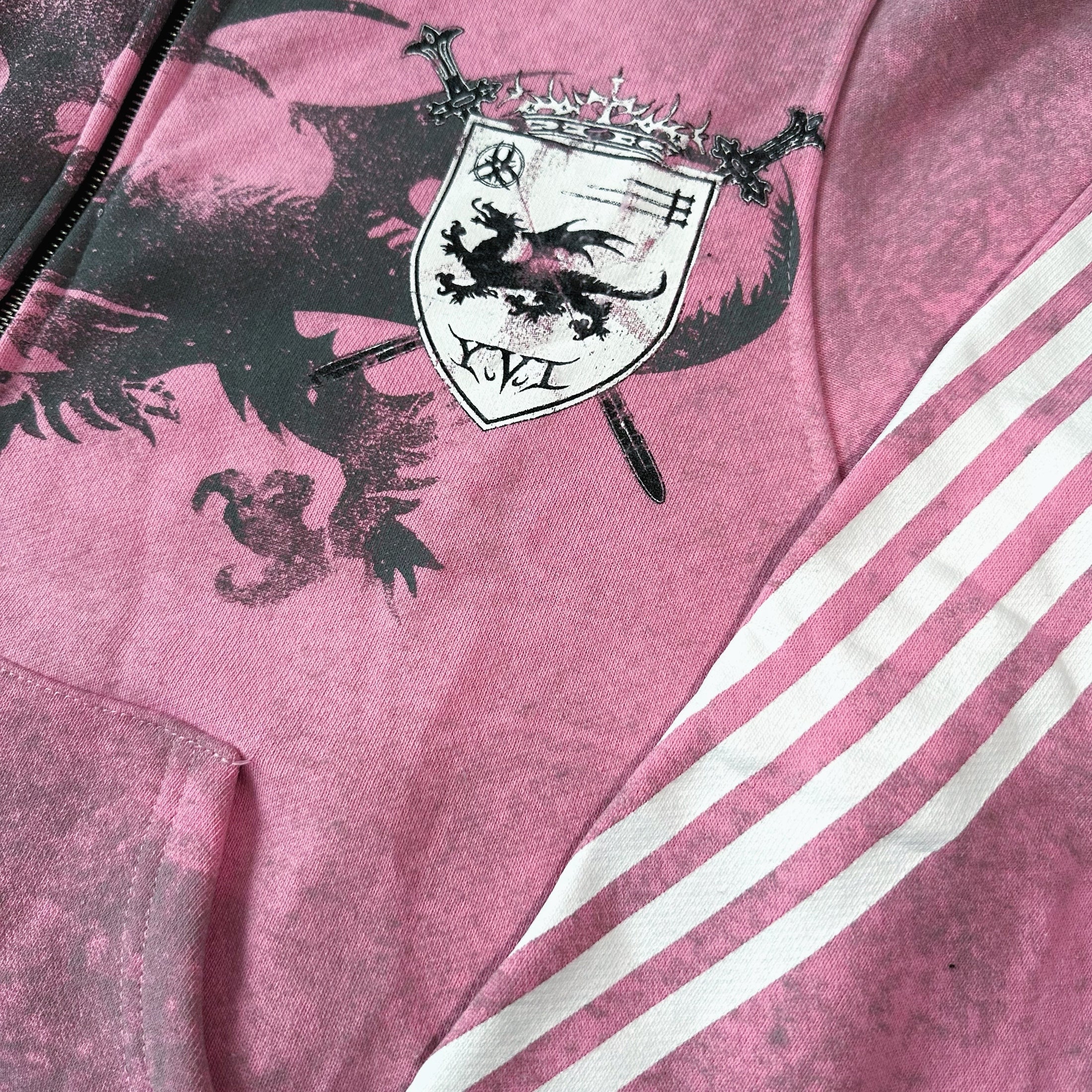 COZY WORLDWIDE ROYAL KNIGHT CLUB WAXED TRACKSUIT  PINK Hoodie