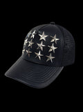 【99CLUB】Silver Star Rivet Trucker Cap
