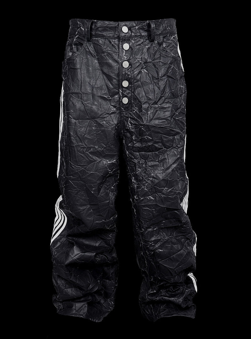 Five-Stripe Crinkled Eyelet Pants FB6845