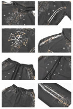 LOSECONTROLEDGE Zip Hoodie&Pants Set Up