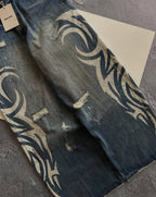 Jaded London Tribal Side-Print Wide-Leg Jeans｜ジェイデッドロンドン トライバル サイドプリント ワイドデニム