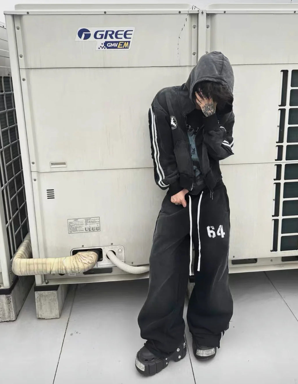 LOSECONTROLEDGE Hoodie&Pants Set Up
