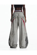 Contrasting Double Waistband Sweatpants