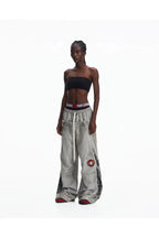 Contrasting Double Waistband Sweatpants