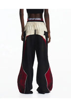 Contrasting Double Waistband Sweatpants