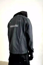 Cross Holy Flame Patchwork Waffle Long Sleeve T-shirt