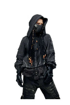 Deconstructed hoodies with gradient wash