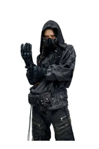 Deconstructed hoodies with gradient wash