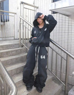 LOSECONTROLEDGE Hoodie&Pants Set Up