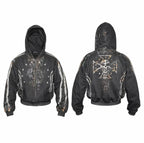 LOSECONTROLEDGE Zip Hoodie&Pants Set Up