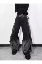 Gradient Wash Convertible Denim Pants