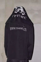 Lion Club Patchwork Washed Jersey Long Sleeve T-shirt