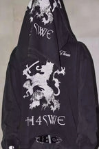 Lion Club Patchwork Washed Jersey Long Sleeve T-shirt