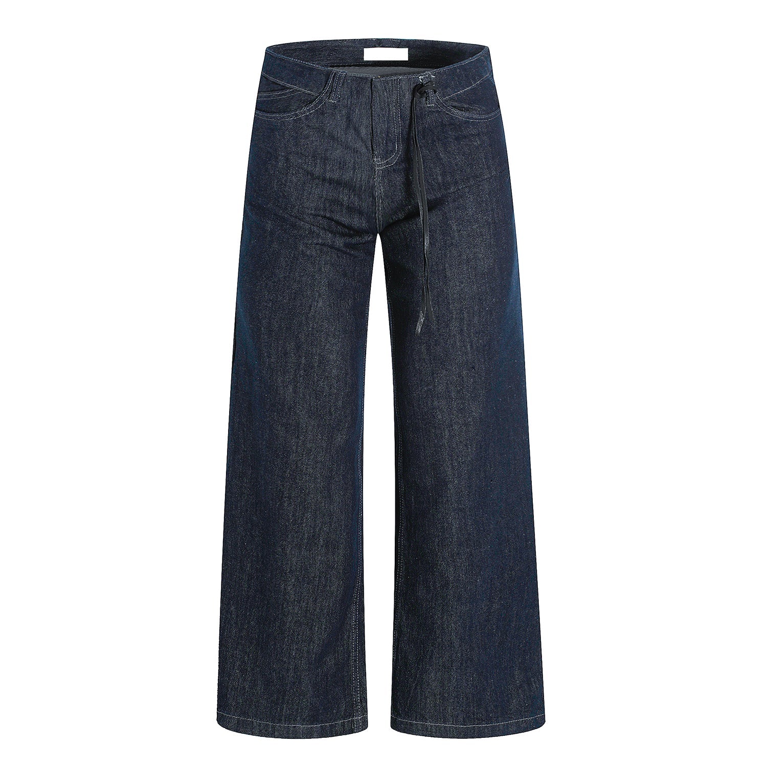 Retro Navy Straight Denim