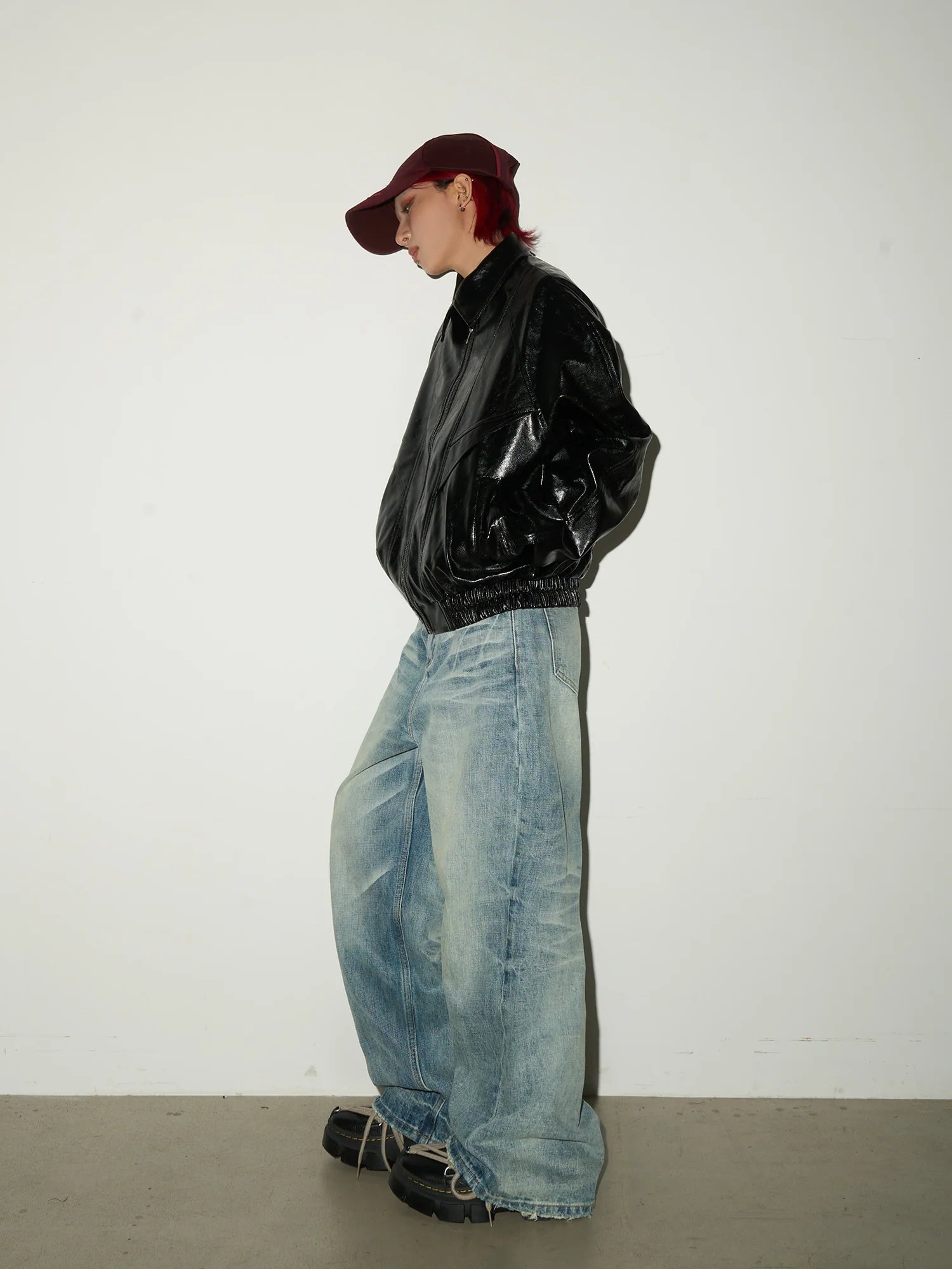 Vintage Wash Loose Denim