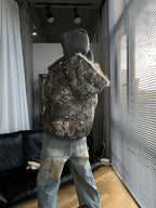 Camouflage hoodie jacket