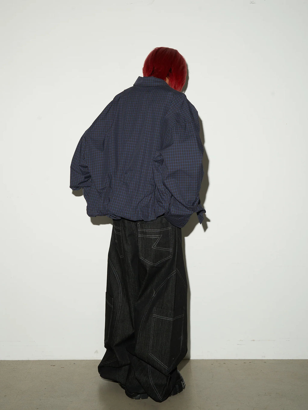 Pocket design wide denim