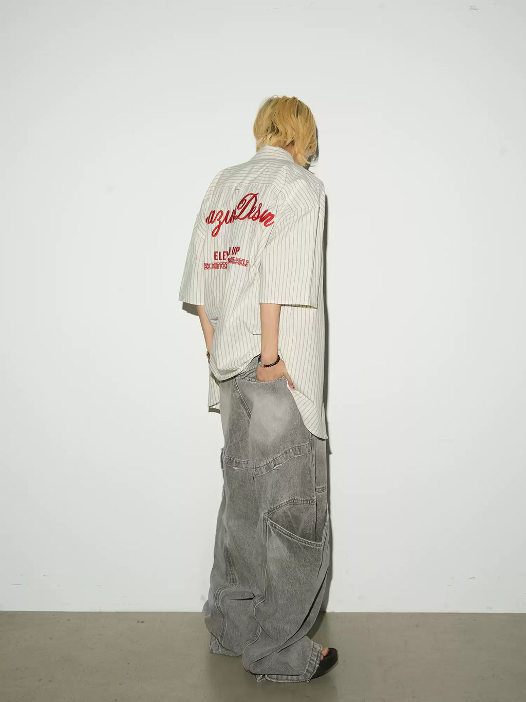 Half-sleeve Stripe Shirts