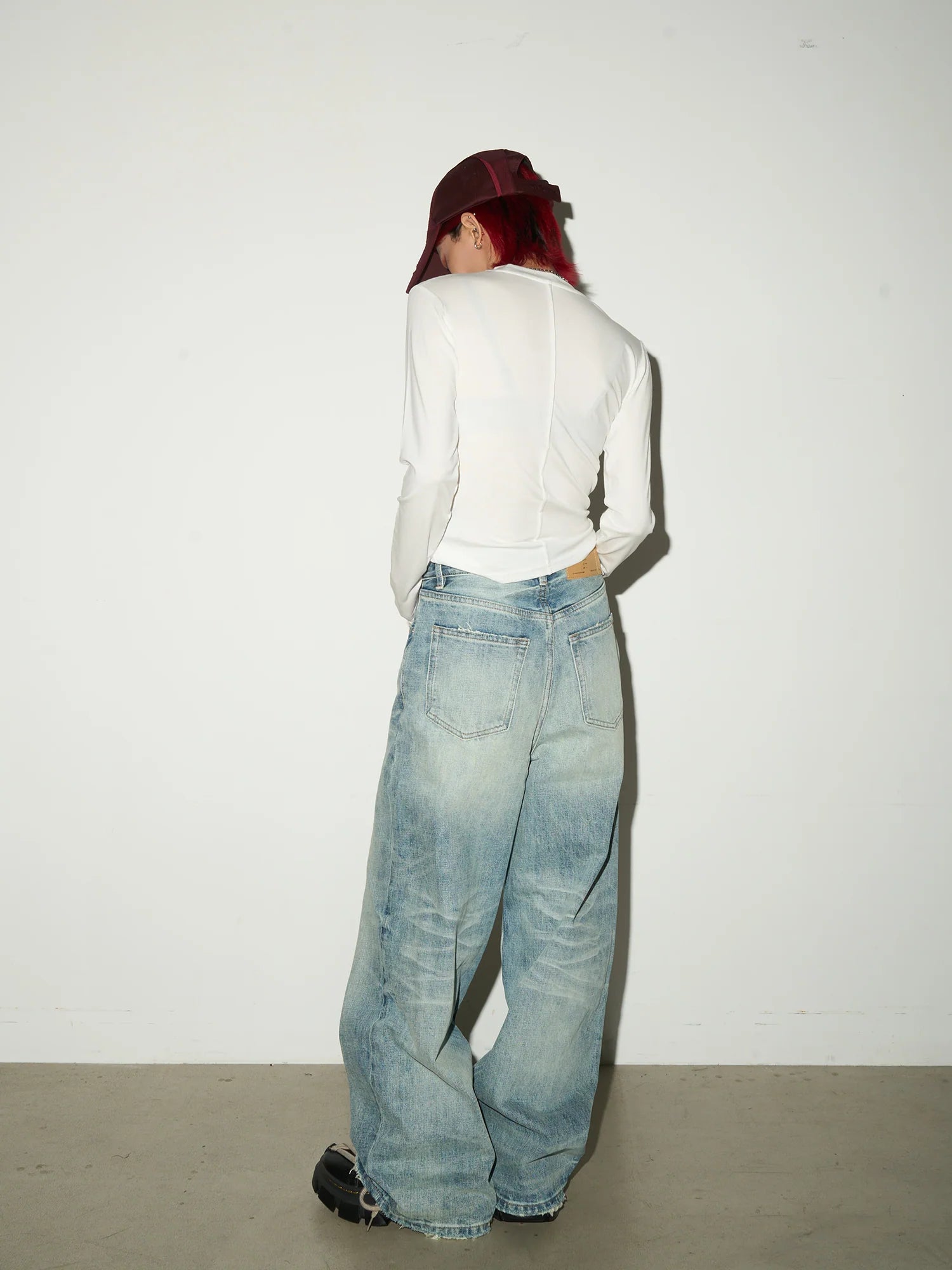 Vintage Wash Loose Denim