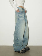 Vintage Wash Loose Denim