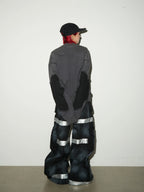 Distresed contrast sweat