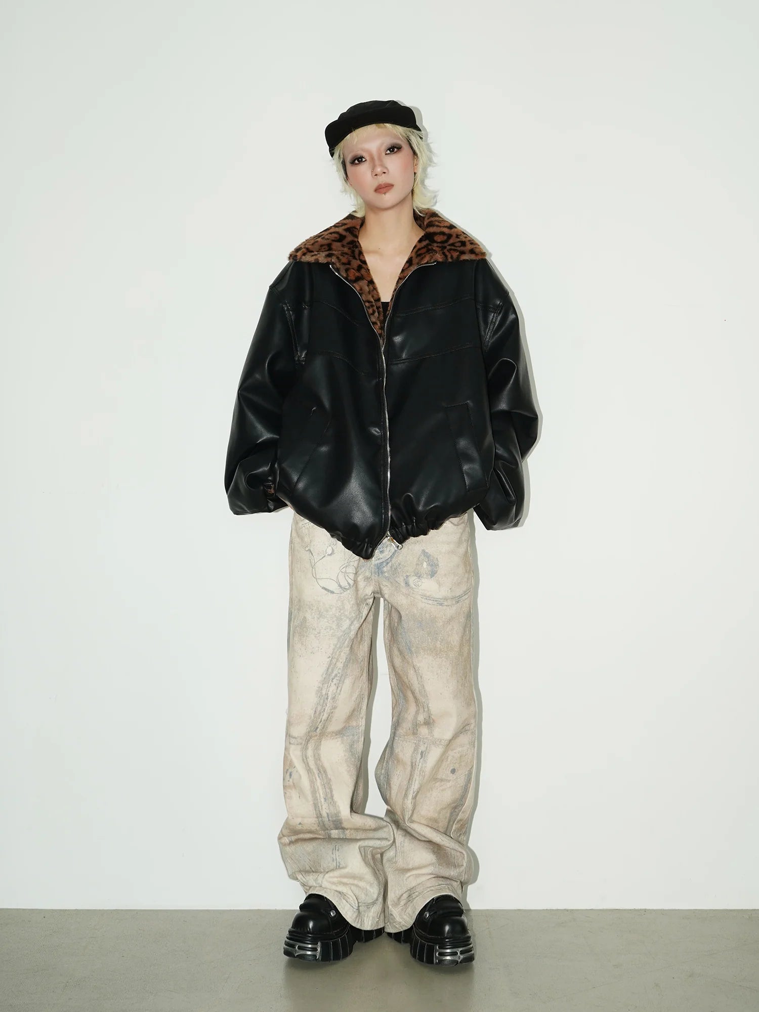 Graffiti Wide Pants FB5234