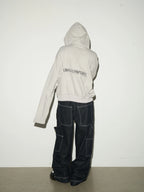 Stitch design baggy denim