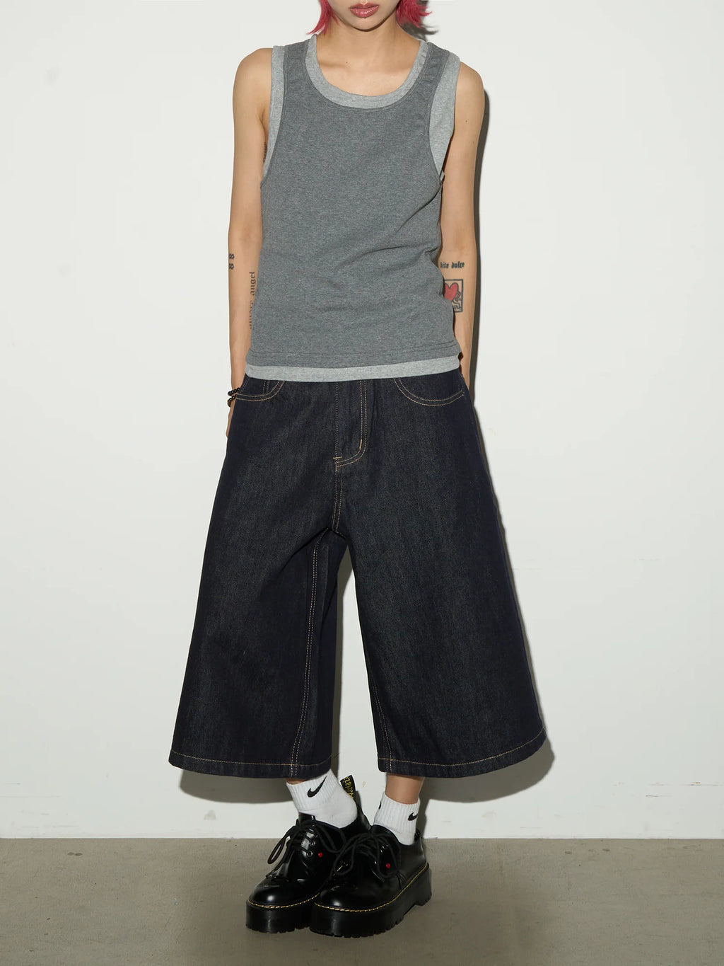 Archive-Fit Denim Shorts