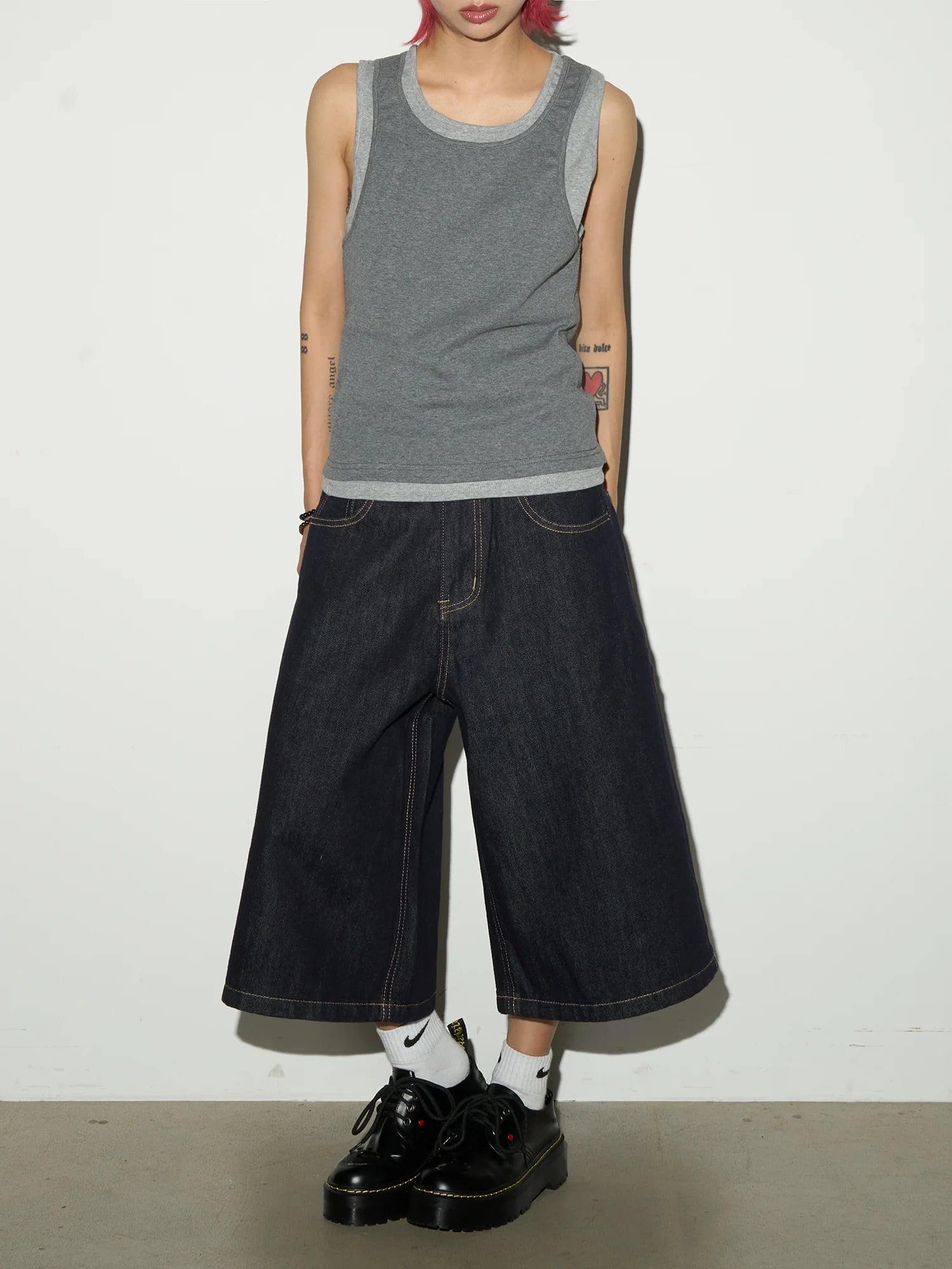 Archive-Fit Denim Shorts