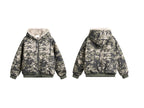 Camouflage hoodie jacket