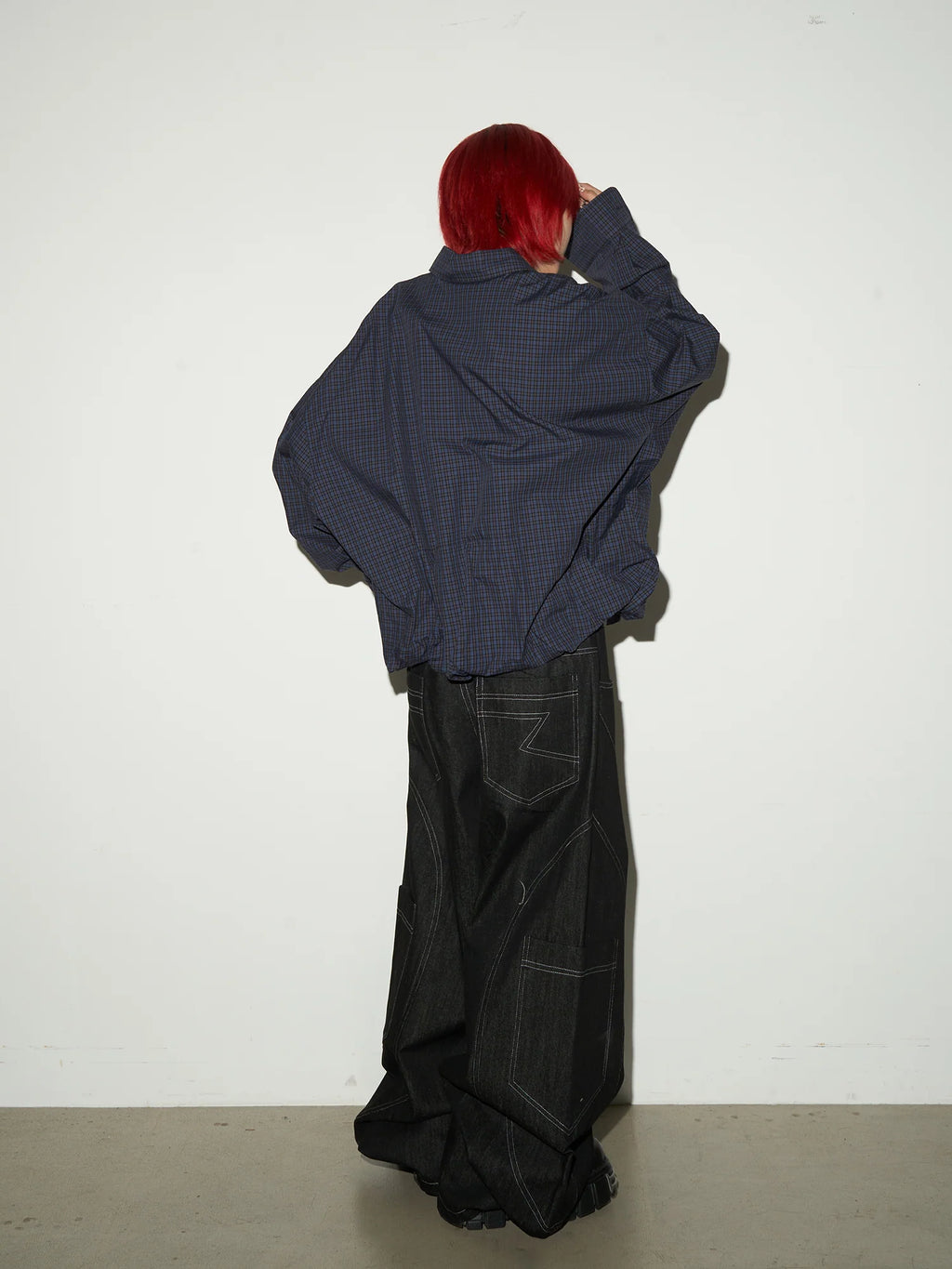 Pocket design wide denim