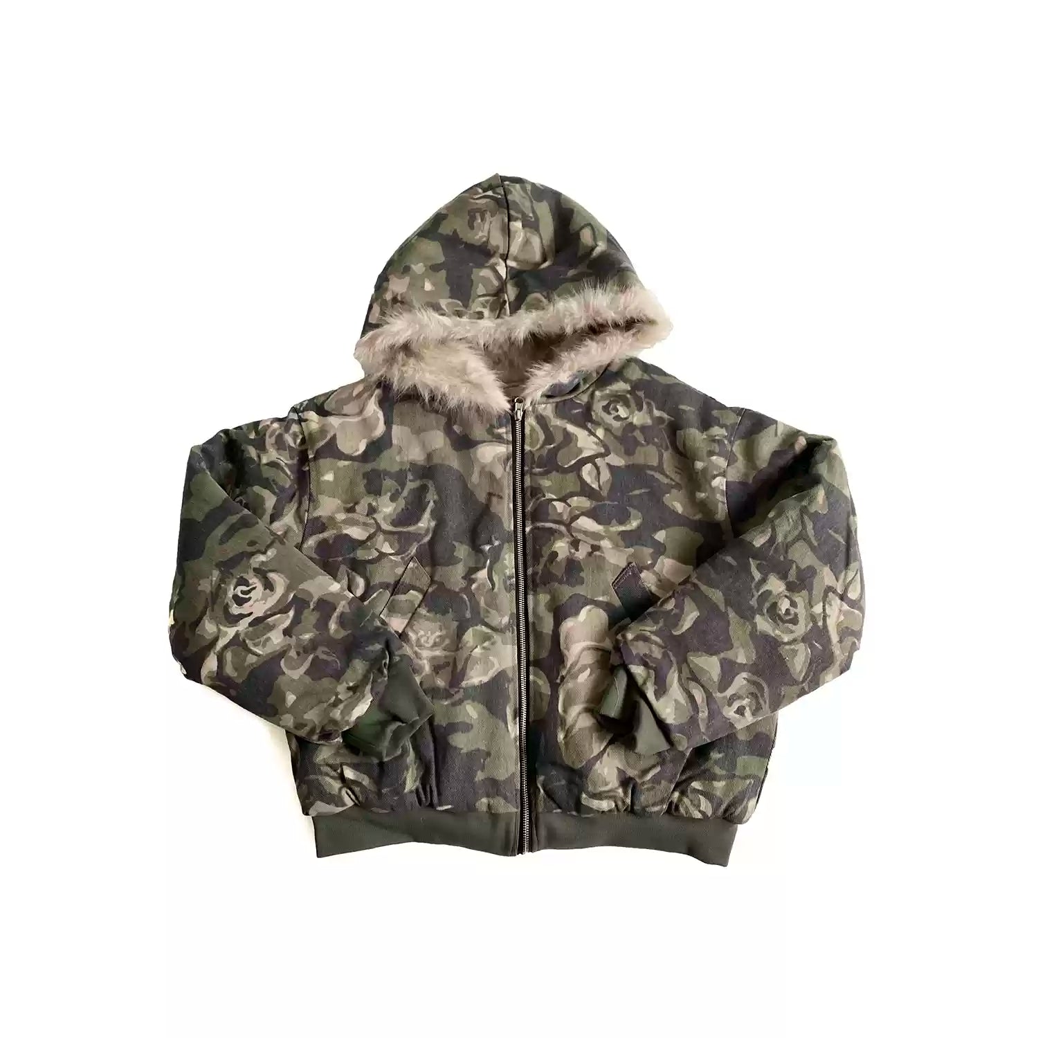 Camouflage hoodie jacket