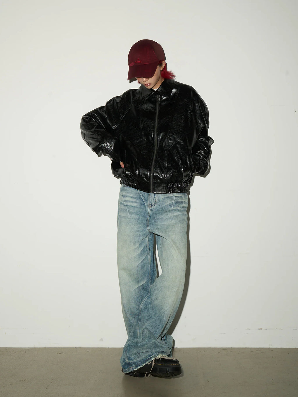 Vintage Wash Loose Denim