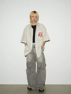 Half-sleeve Stripe Shirts