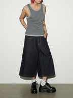 Archive-Fit Denim Shorts