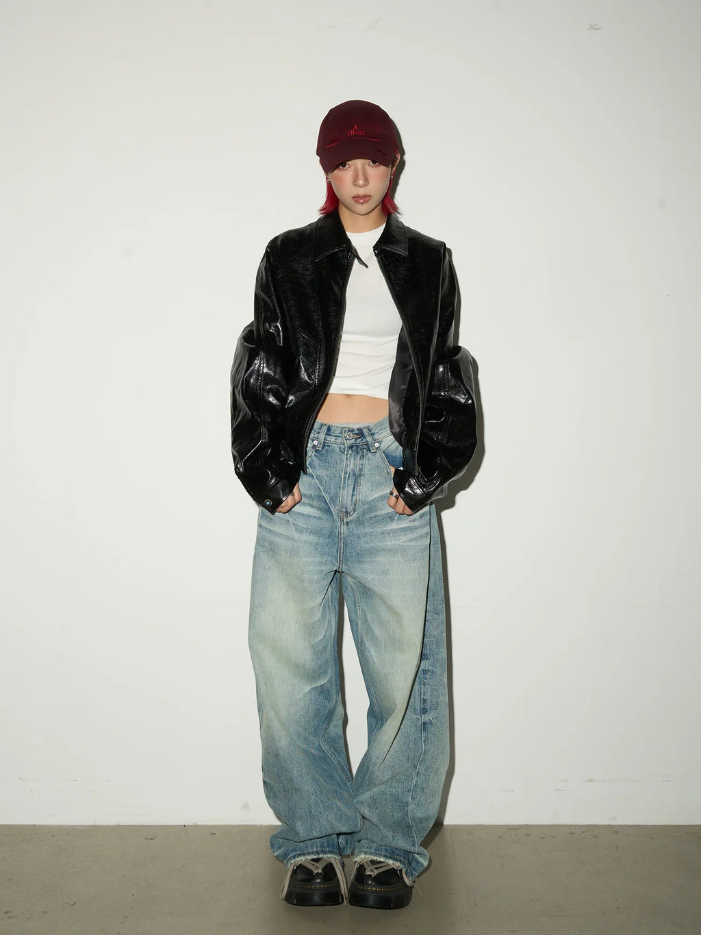 Vintage Wash Loose Denim