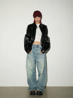 Vintage Wash Loose Denim