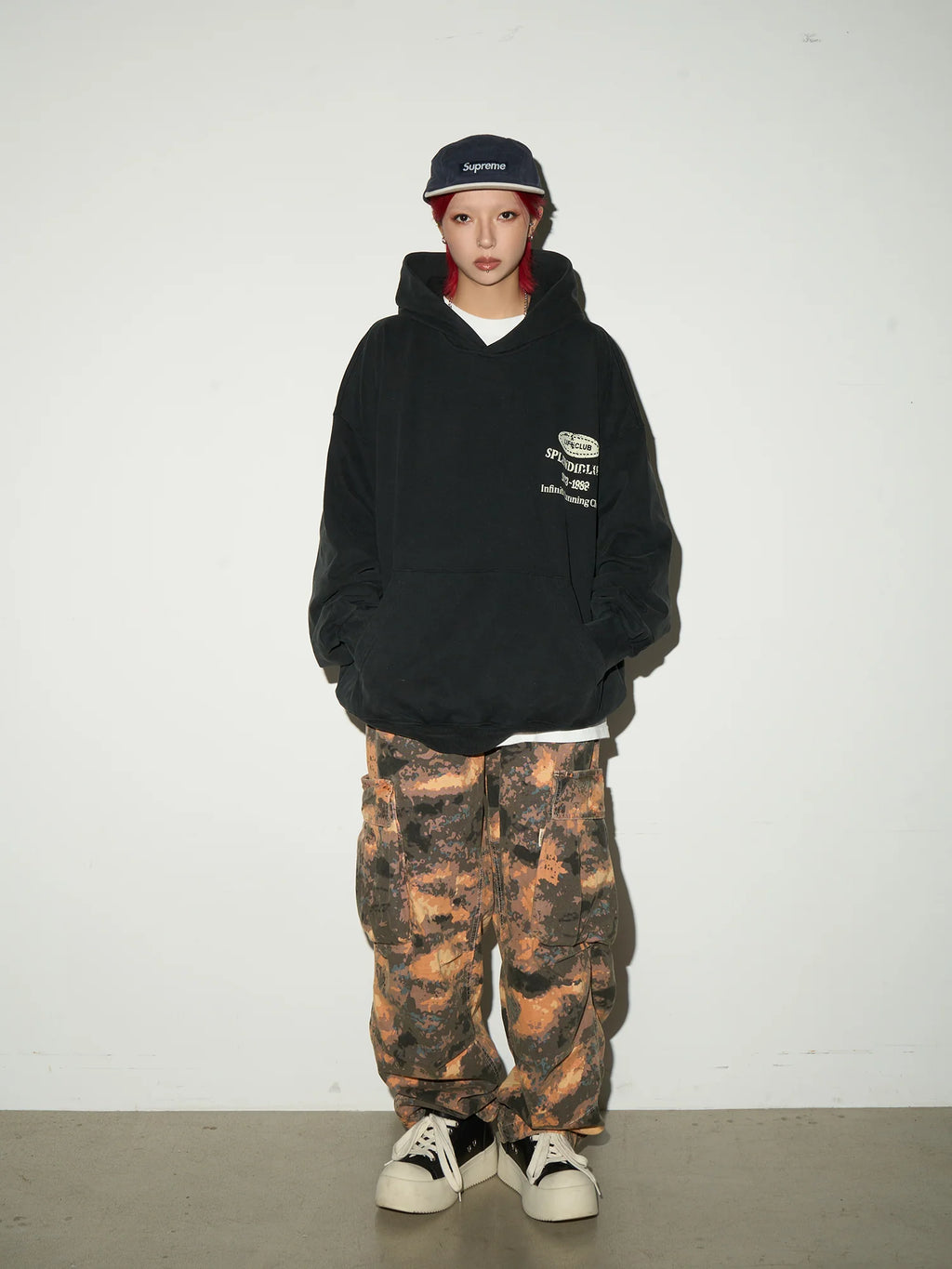 Camouflage cargo pants