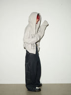 Stitch design baggy denim